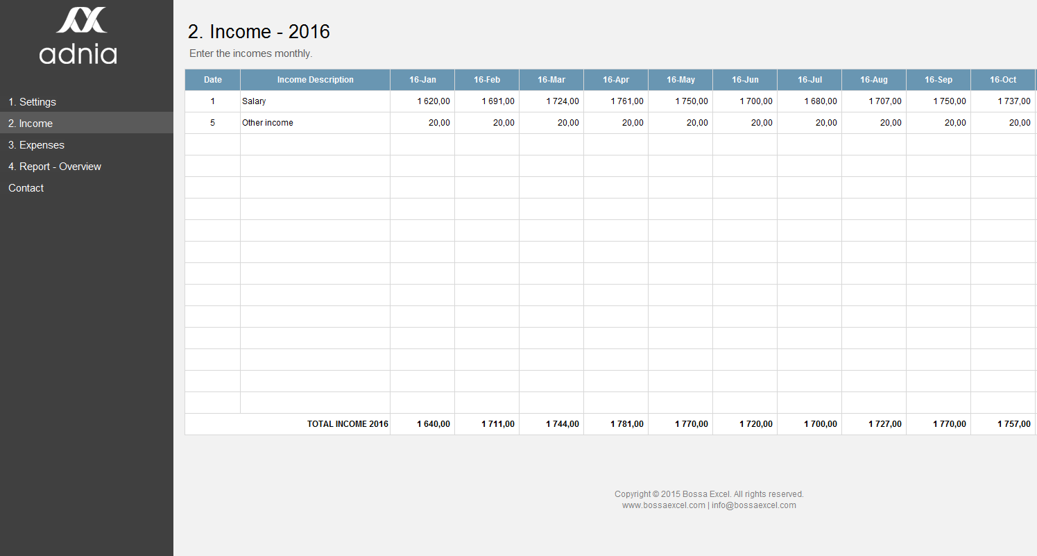 Simple Personal Budget Excel Template | Business Budget ...