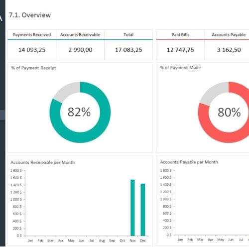 Business Finance Management Template | Adnia Solutions