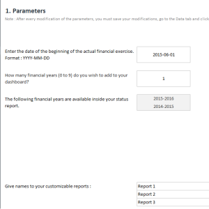 Finance 360 Plus - Parameters