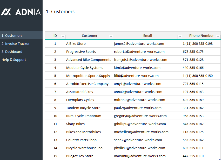 Invoice Tracker Excel Template