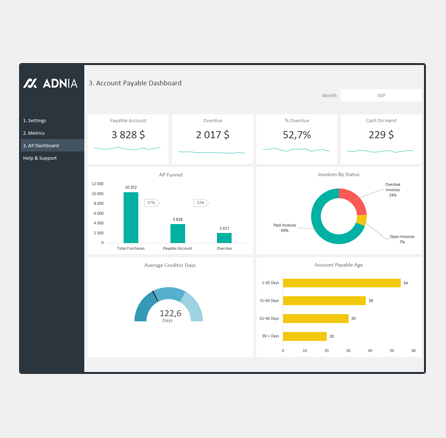 Account Payable Dashboard - Cover