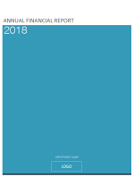 Annual Financial Report Template - Cover Report