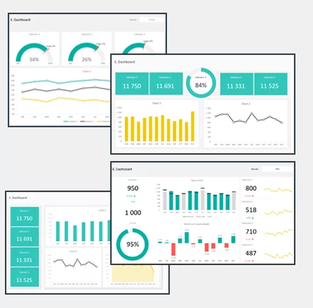 Dashboard Layout Template Package | Adnia Solutions