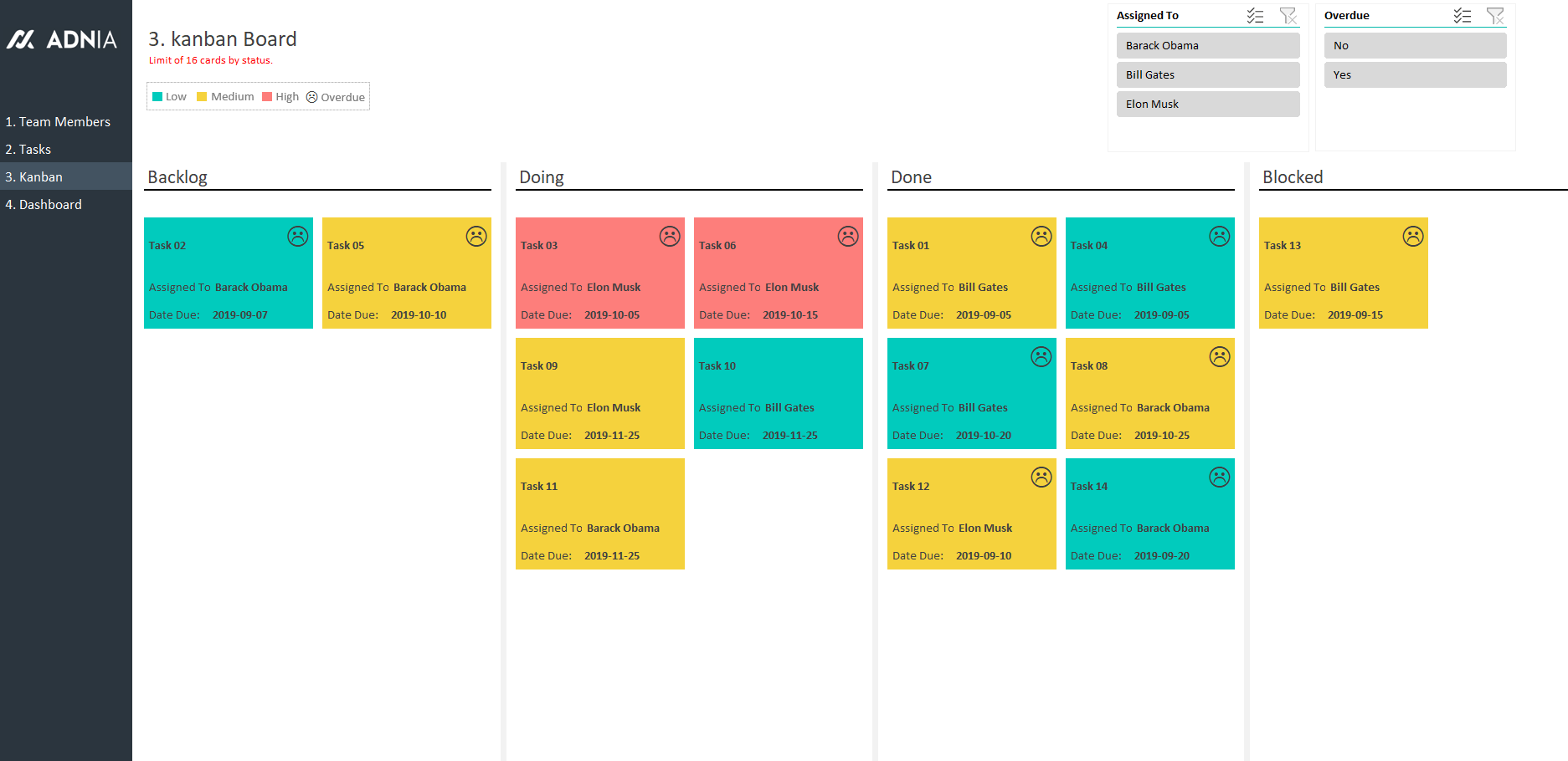 Automated Kanban Excel Template Download