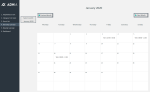 Automated Monthly Schedule Template Excel - Calendar