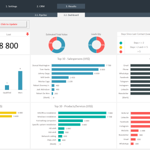 CRM Excel Spreadsheet Template | Adnia Solutions