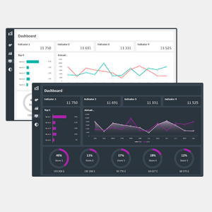 Excel Dashboard Layout Duo Theme 01 - cover