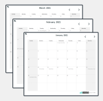 Free Monthly Calendar Excel Template