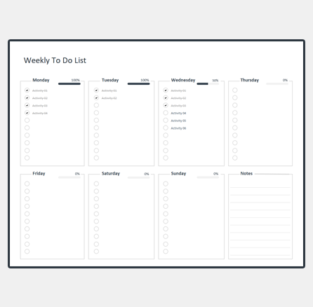 Free Weekly To Do List Template Excel