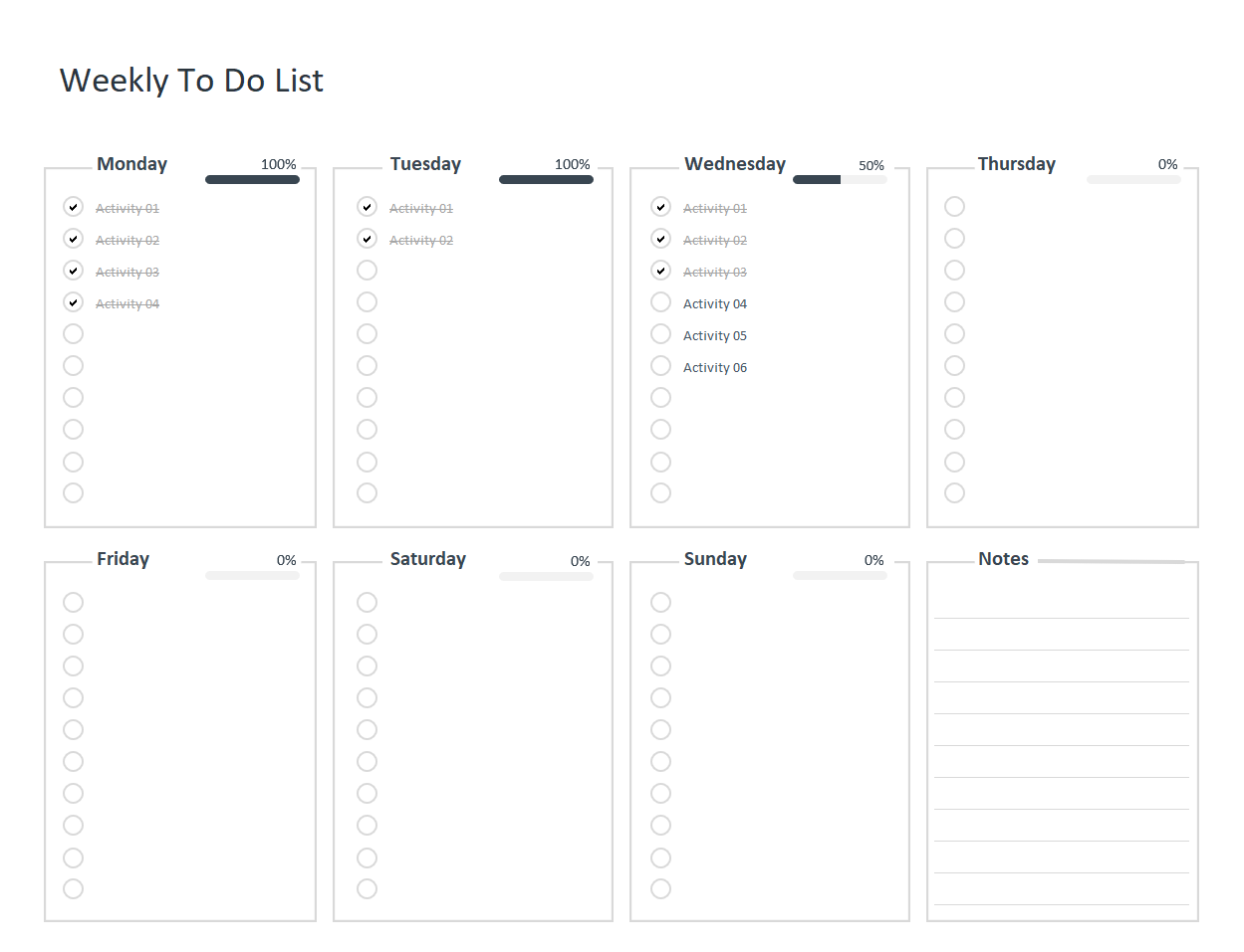 Weekly to Do List Weekly Checklist Weekly Tasks (Download Now) 