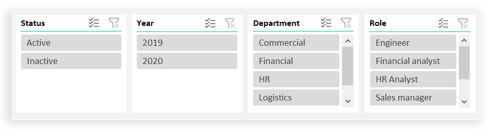 Pivot table slicers - Excel dynamic dashboard